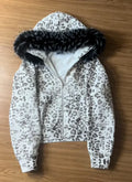 Bluza printed zipper