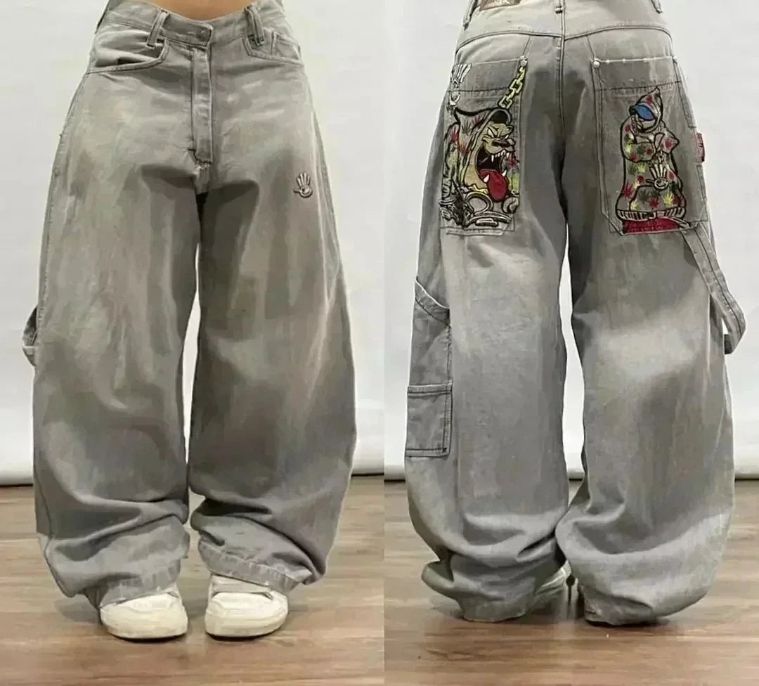 Spodnie Harajuku Y2K
