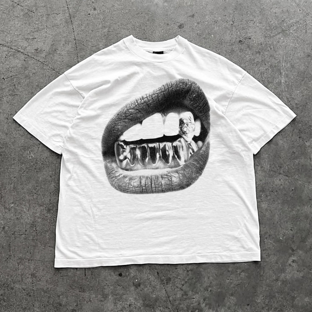 Koszulka Big Lips Y2k